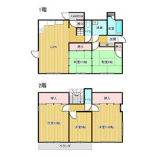 伊那市美原中古住宅【間取り】