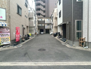 右京区西院清水町【前面道路含む現地写真】