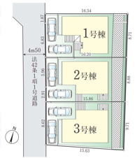 新築戸建てさいたま市南区太田窪【区画図】