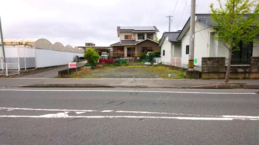 石巻市大橋１丁目の売地【前面道路含む現地写真】