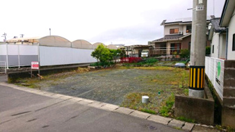 石巻市大橋１丁目の売地【前面道路含む現地写真】