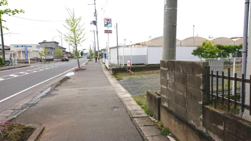 石巻市大橋１丁目の売地【前面道路含む現地写真】