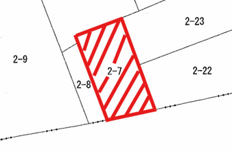 石巻市大橋１丁目の売地【間取り】