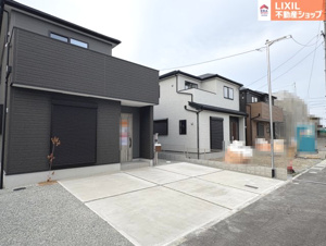FIRST TOWN 姫路市第1網干区坂上／全5棟【前面道路含む現地写真】完成済み。ぜひご見学ください♪（現地撮影）