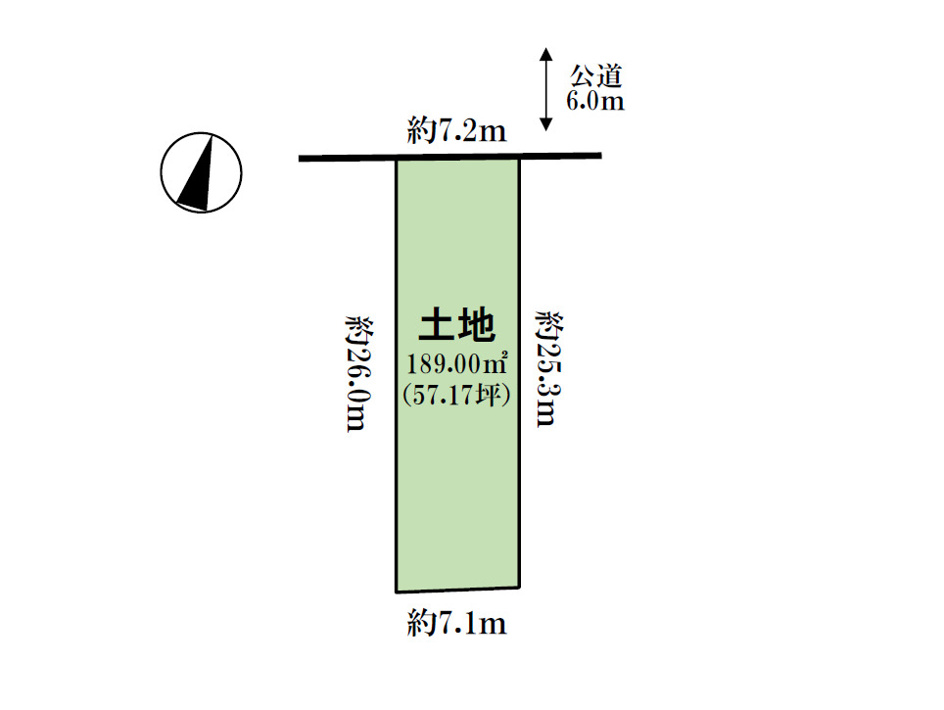 清須市桃栄二丁目　土地【区画図】