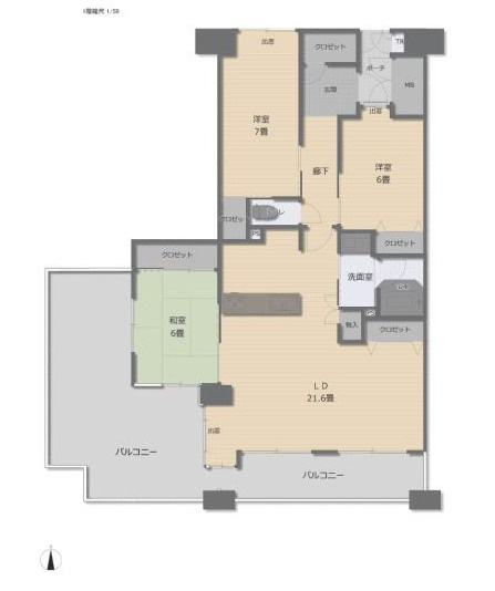シーズガーデン甲府丸の内【間取り】