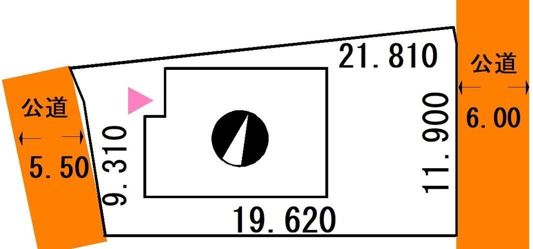 釧路町別保南1丁目57売家【区画図】