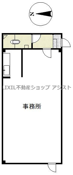 ニューライフ藤　1階事務所【間取り】