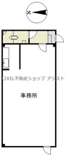 ニューライフ藤　1階事務所【間取り】