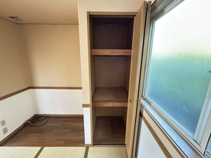 三池コーポ【収納】日用品や雑貨などを収納できますね！