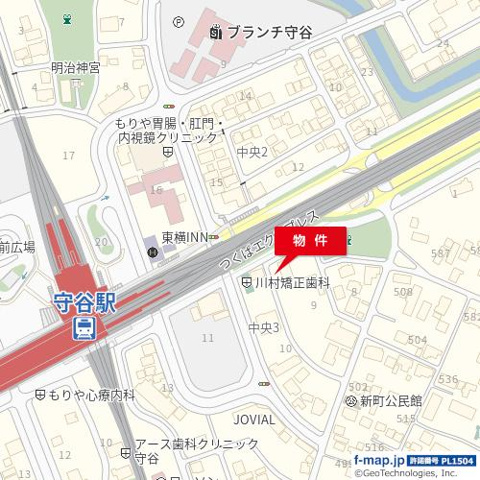 マストライフ守谷中央月極駐車場の画像