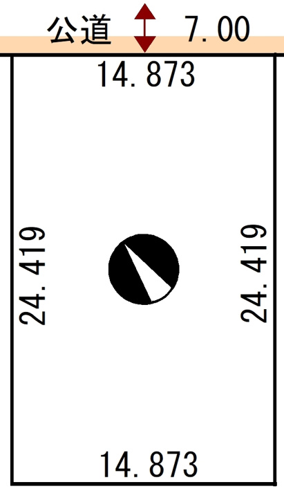 ◎収益物件◎宮本１丁目3-96売地【間取り】