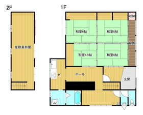 東近江市栗見出在家町の中古一戸建【間取り】