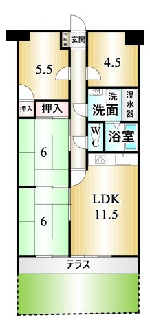 レヂオンス甲府パートⅡ【間取り】