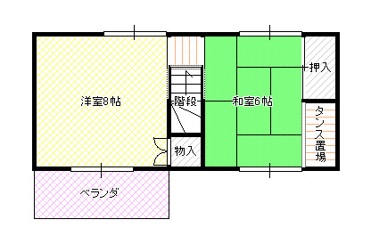 盛岡市西松園４丁目の中古一戸建【間取り】