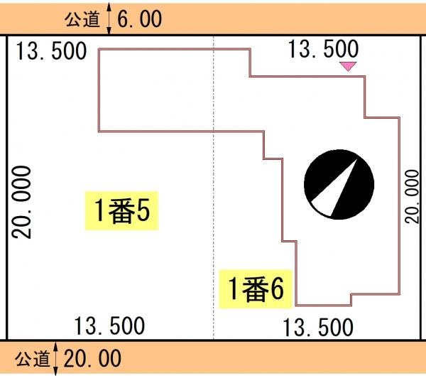 【二世帯住宅～風除室のみ共用です】曙4丁目1-5.6売家【間取り】