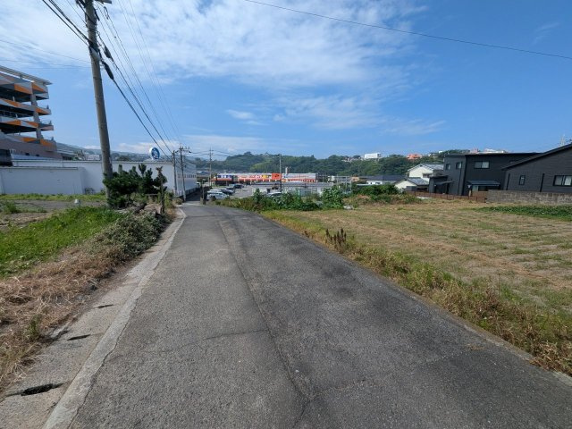 別府市北中の売地【前面道路含む現地写真】