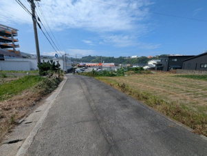 別府市北中の売地【前面道路含む現地写真】