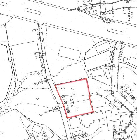 別府市北中の売地【間取り】