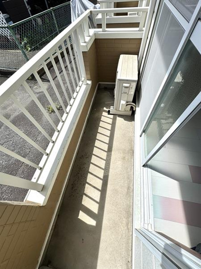 南側に建物が無いため日当たり良好