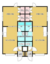 メゾン・ド・ブリランテ【間取り】