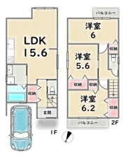 右京区嵯峨野芝野町【間取り】