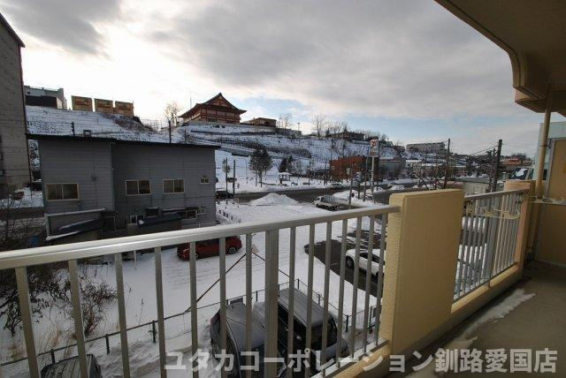 ◎収益物件◎エステート南大通【バルコニー】夕日や花火大会もお部屋から楽しめます♪