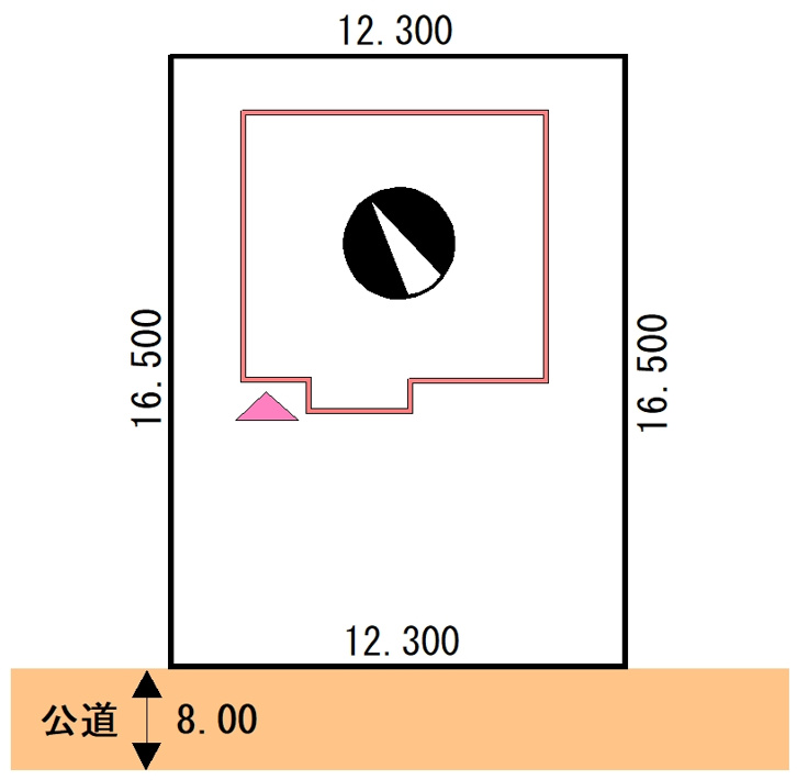 文苑3丁目16-5売家【区画図】