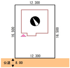 文苑3丁目16-5売家【区画図】