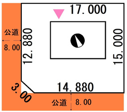 興津4丁目78-370売地【間取り】
