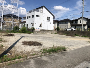 清須市春日落合　売土地【外観】南西向き角地で陽当たり良好！広々とした129坪の整形地です！