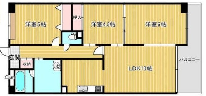 ライオンズマンション姫路西今宿【間取り】