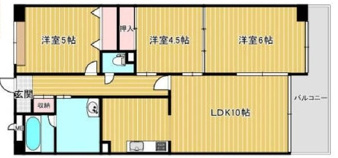 ライオンズマンション姫路西今宿【間取り】