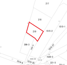 伊那市山寺土地【区画図】