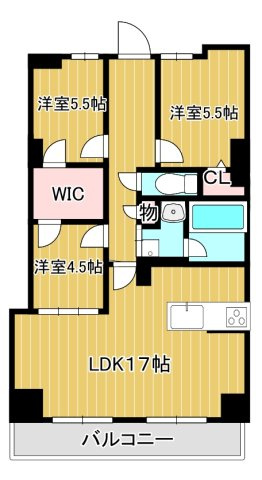 ダイアパレスロイヤルシティ東幸町【間取り】