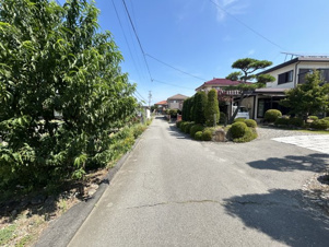 伊那市上の原土地【周辺】西側道路