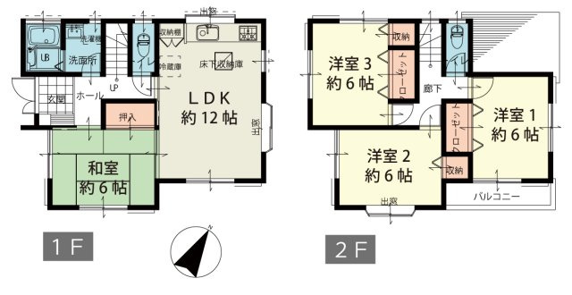 横浜市戸塚区前田町の中古一戸建【間取り】