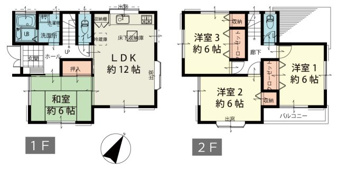 横浜市戸塚区前田町の中古一戸建【間取り】