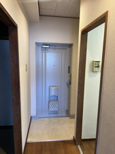 メゾン南加賀屋 【玄関】玄関です。照明はLEDダウンライトに変更しました。