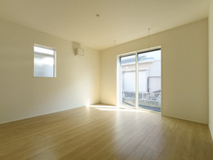 1号棟【洋室】■8.75帖洋室　室内物干し金物を設置♪ちょっとした洗濯物も干しやすいですね♪