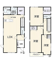 清須市朝日五条　中古戸建【間取り】