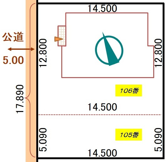 釧路町別保7丁目105，106売地【外観】