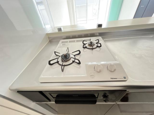 グレイス大槻【キッチン】ガスコンロ
