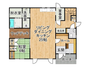 西１８条南３丁目【間取り】