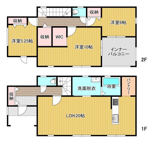 ひたちなか市稲田新築10期 9号棟【間取り】