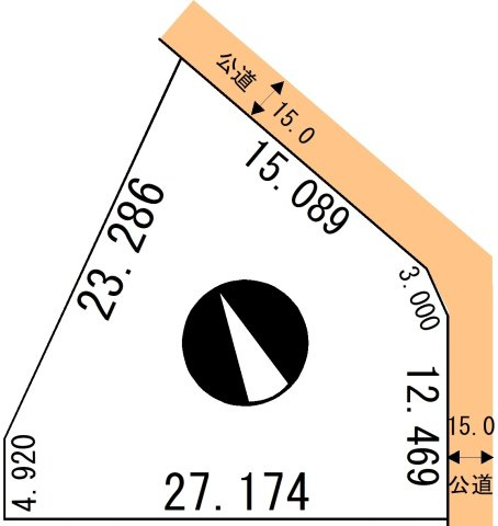 新川町2-15売地【間取り】