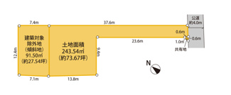 土地価格1999万円、土地面積335.04m2（約101.34坪）