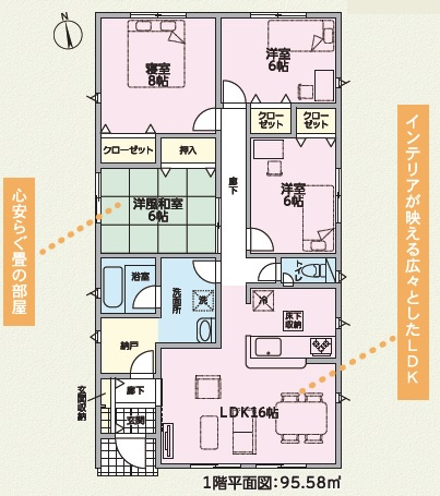 御嵩町中第4（全4棟）【間取り】