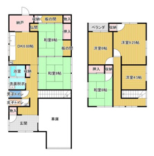 前郷一番町一戸建【間取り】