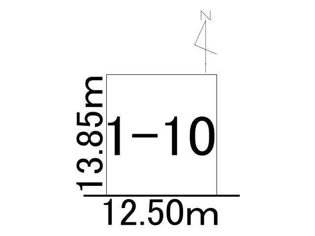 西８条北７丁目【区画図】